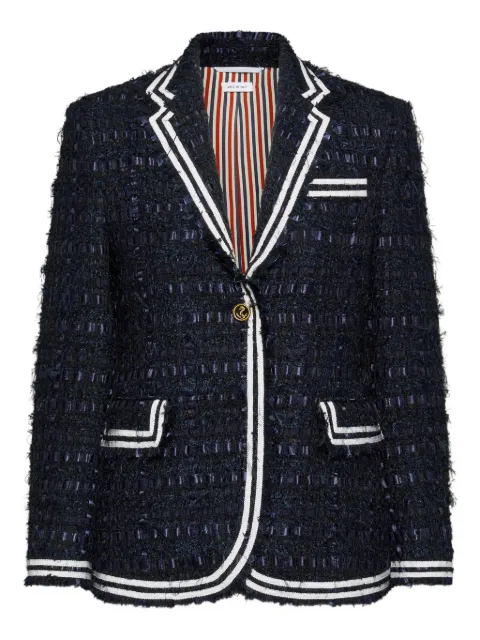 Thom Browne chamarra deportiva de tweed