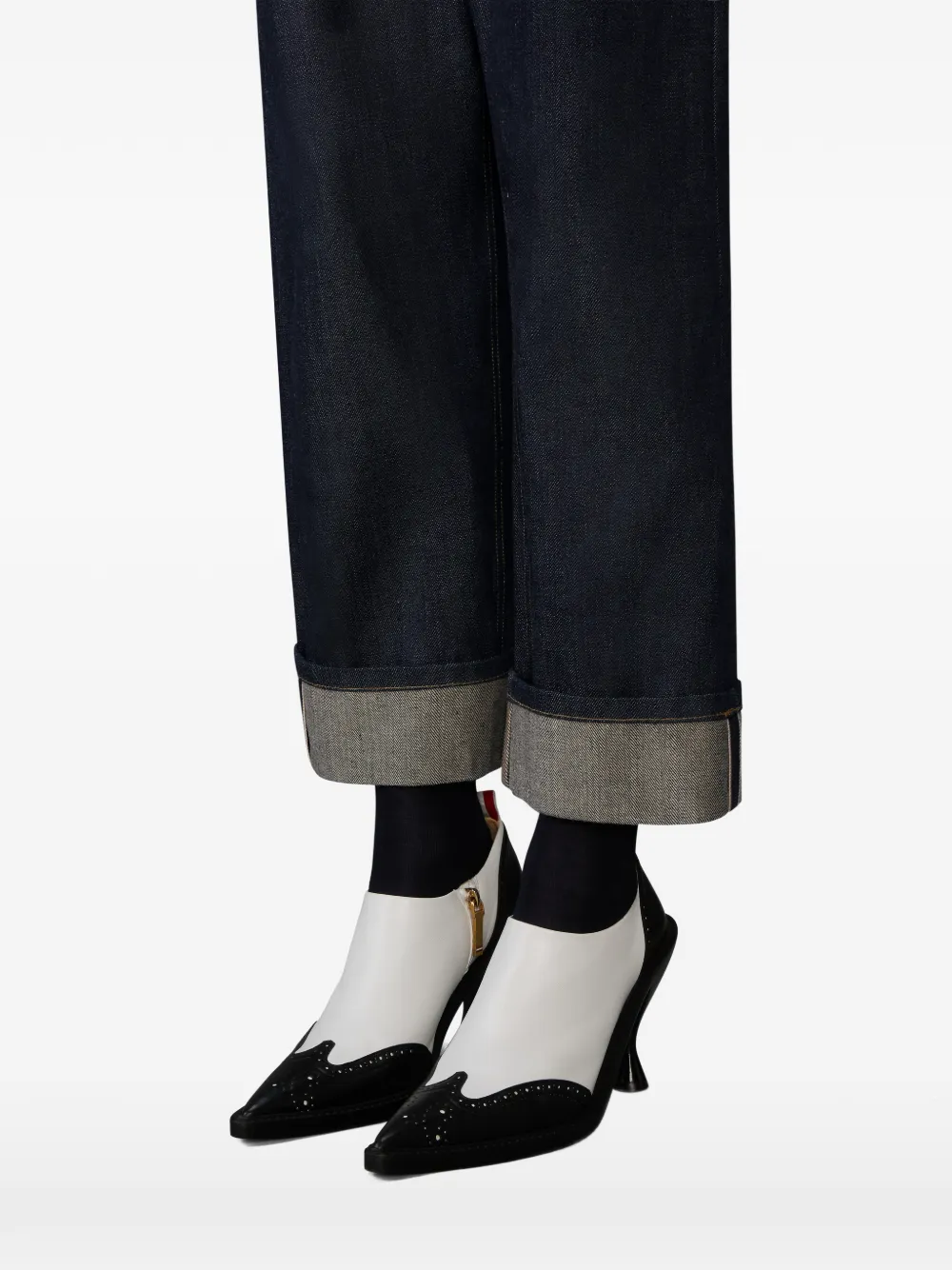 Thom Browne Selvedge denim jeans Blauw