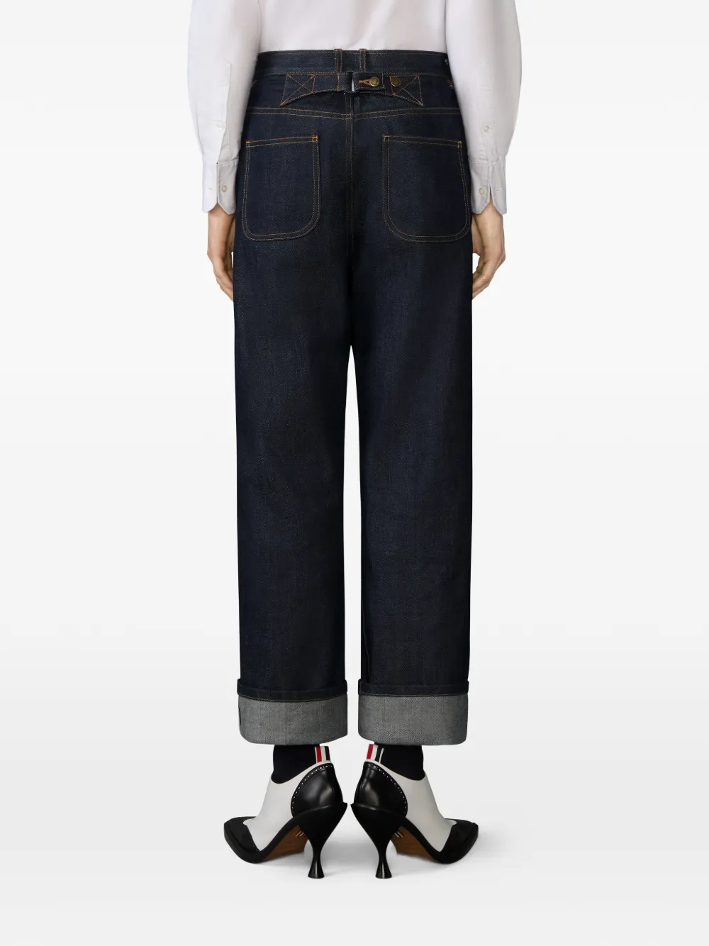 Thom Browne Selvedge denim jeans Blauw