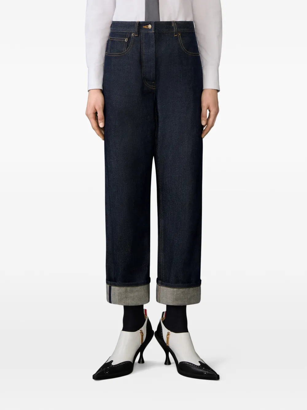 Thom Browne Selvedge denim jeans Blauw