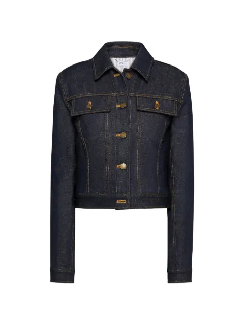 Thom Browne pointed-collar denim jacket