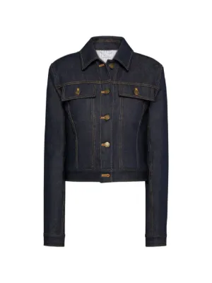 Sacai x Levi's ダブルブレスト デニムジャケット | ブルー | FARFETCH JP