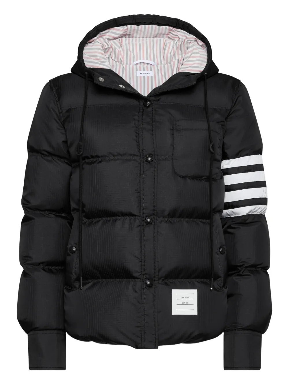 Thom Browne ripstop 4-bar jacket - Schwarz