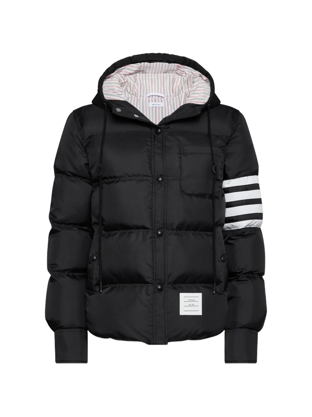 Thom Browne ripstop 4-bar jacket - Schwarz