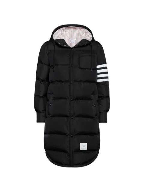 Thom Browne shiny ripstop lightweight down filled 4-Bar parka
