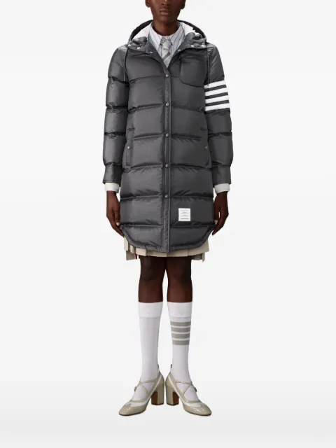 Thom Browne parka ripstop ligera con motivo 4-Bar