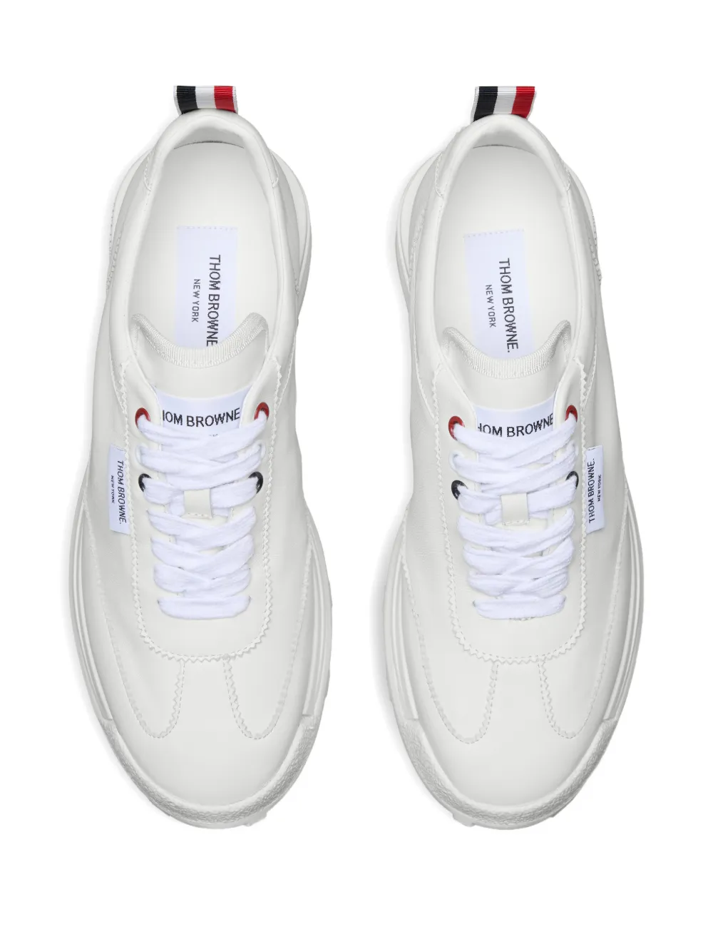 Thom Browne Nappa Runner sneakers Wit