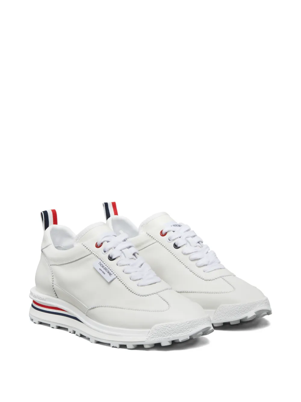 Thom Browne Nappa Runner sneakers Wit