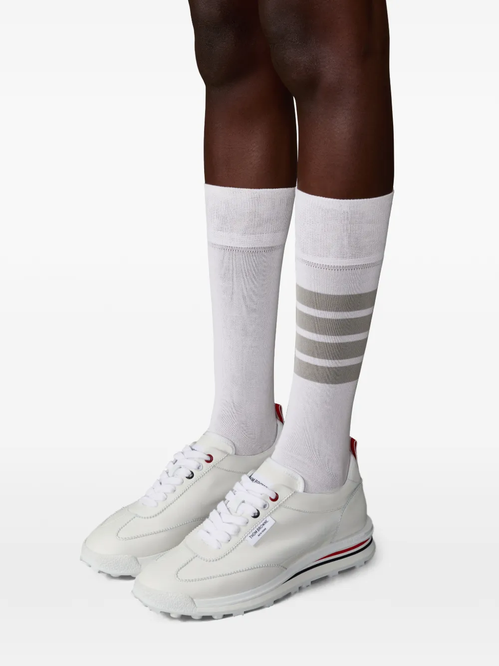 Thom Browne Nappa Runner sneakers Wit