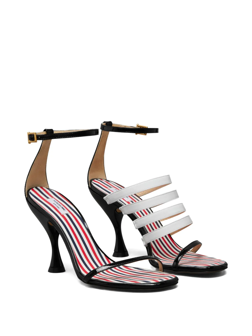 Thom Browne stripe-detail sandal | Heeled Pumps | Image 2