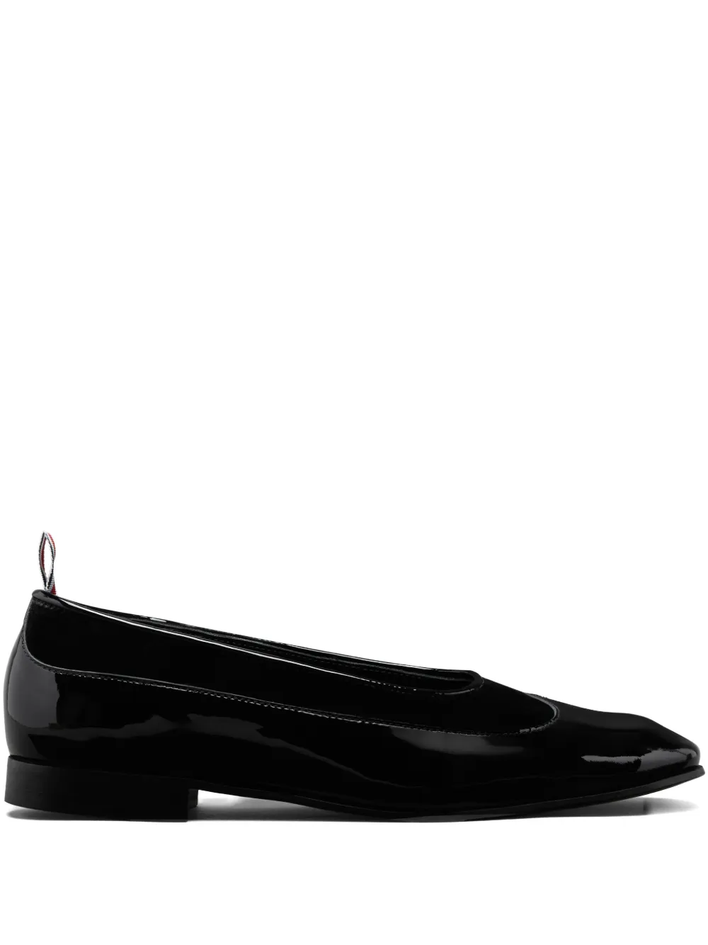 Thom Browne Opera patent-leather pumps Zwart