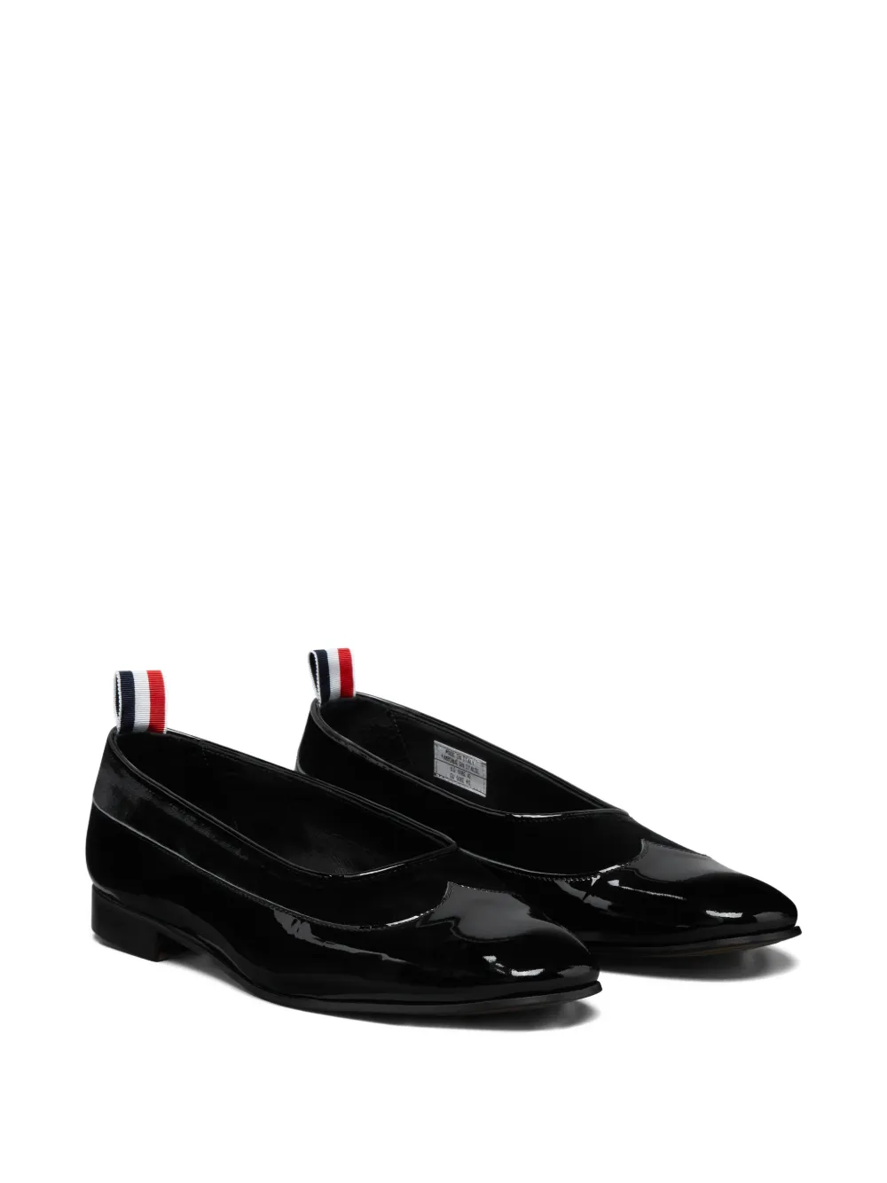 Thom Browne Opera patent-leather pumps Zwart