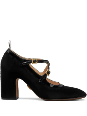 Thom Browne Thom John クロス ヒール シューズ | ブラック | FARFETCH JP