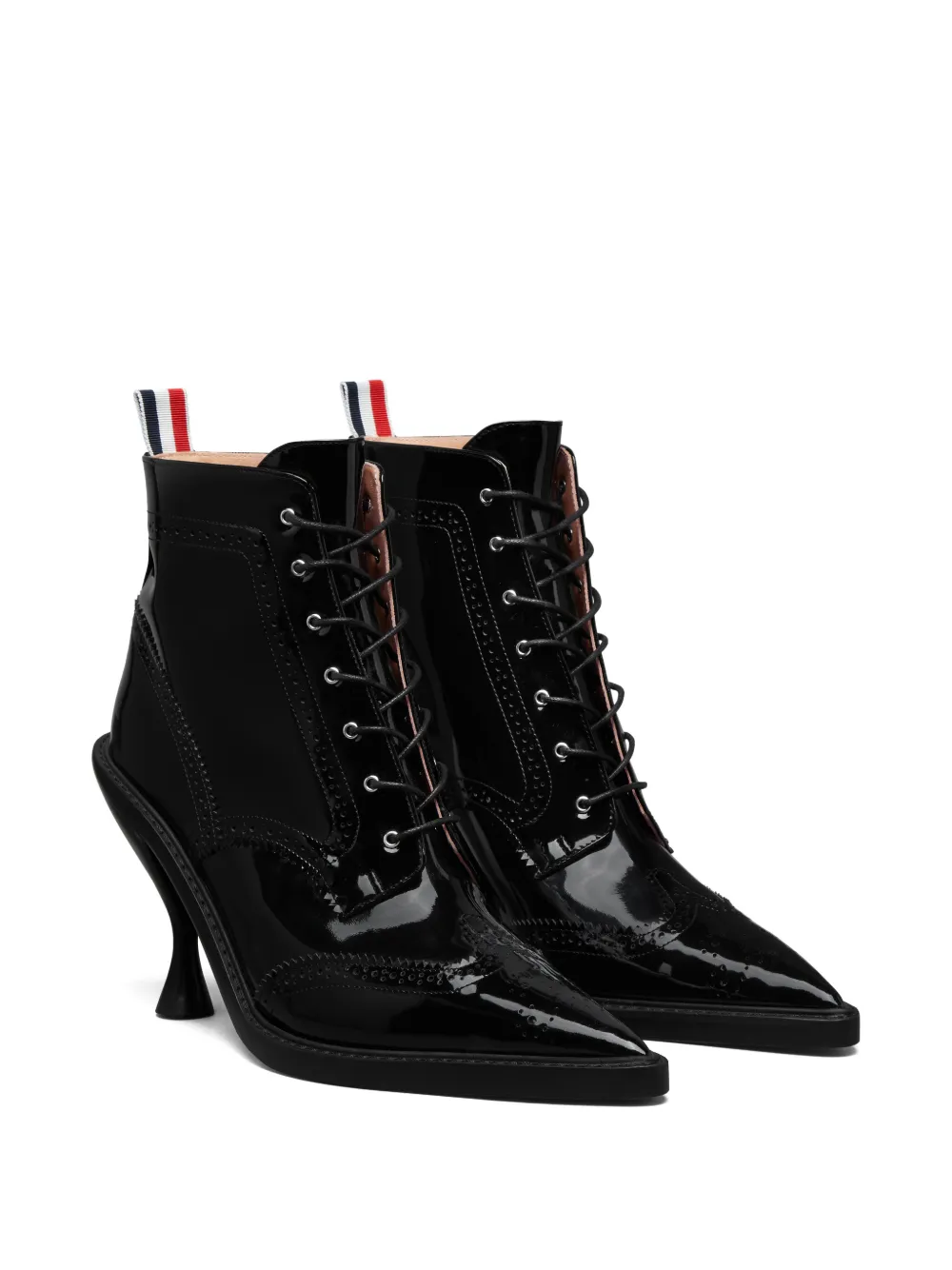 Thom Browne 90mm wingtip leather boots | Ankle Boots | Image 2