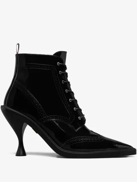 Thom Browne bottines en cuir à bout pointu 90 mm