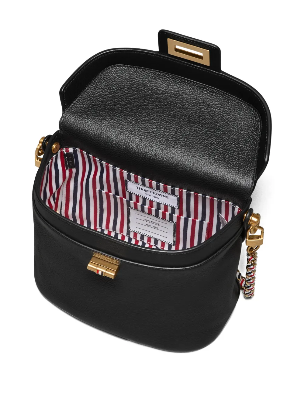 Thom Browne Bewerkte shopper Zwart