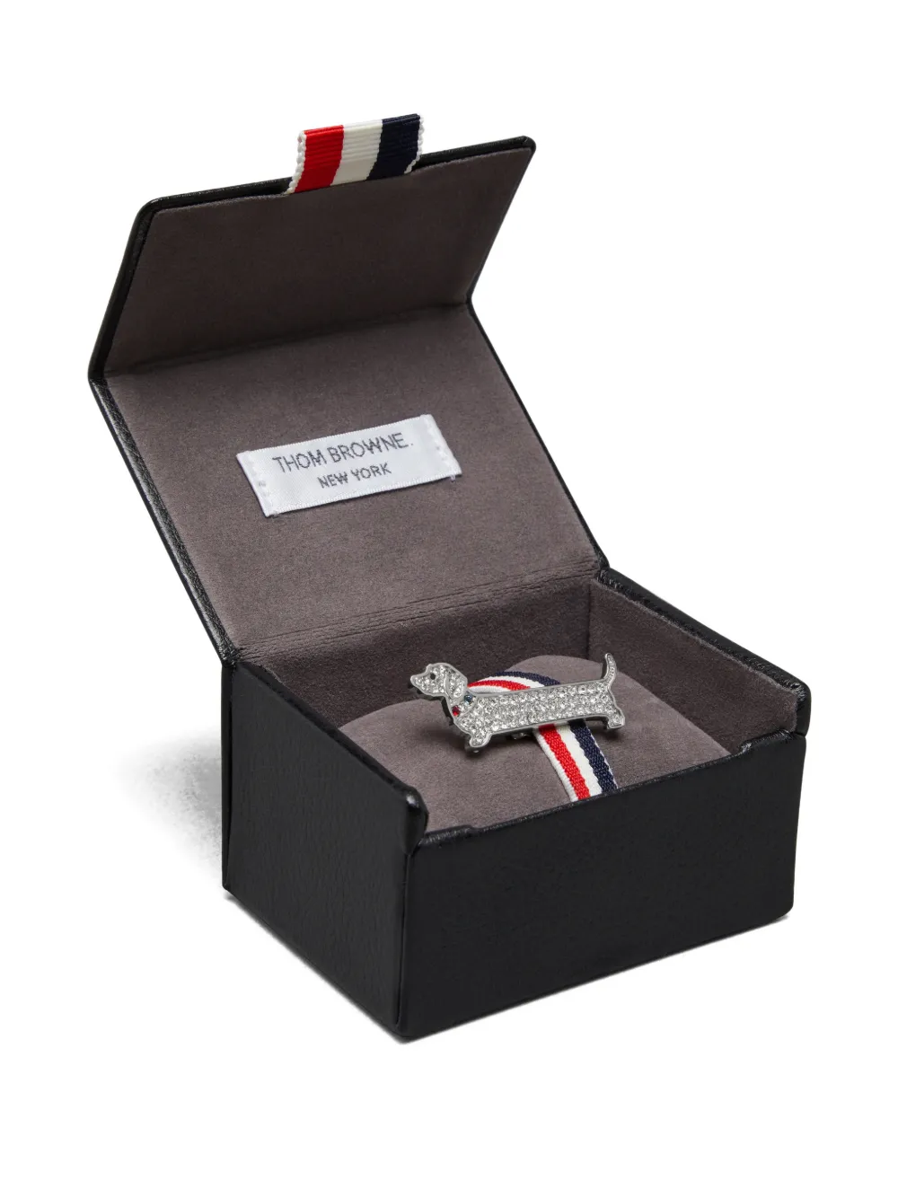 Thom Browne Hector sterling zilveren stropdas met kristallen