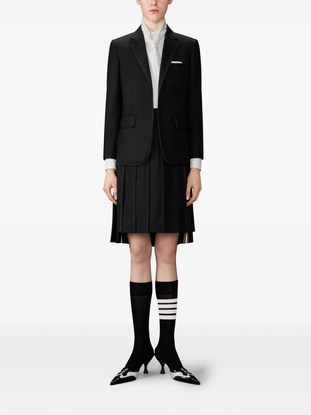 Thom Browne grosgrain twill jacket | Fitted Jackets | Image 2
