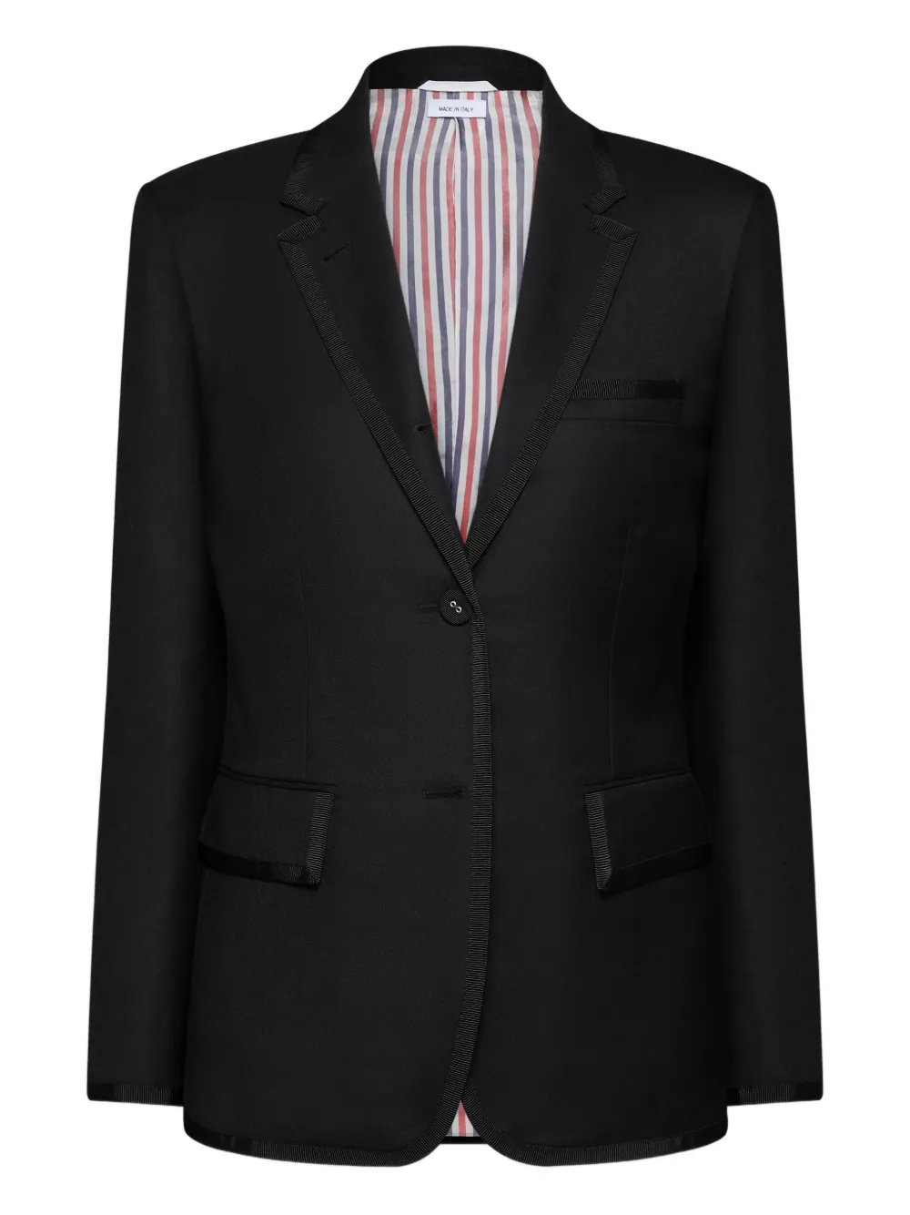 Thom Browne grosgrain twill jacket | Black | Image 1
