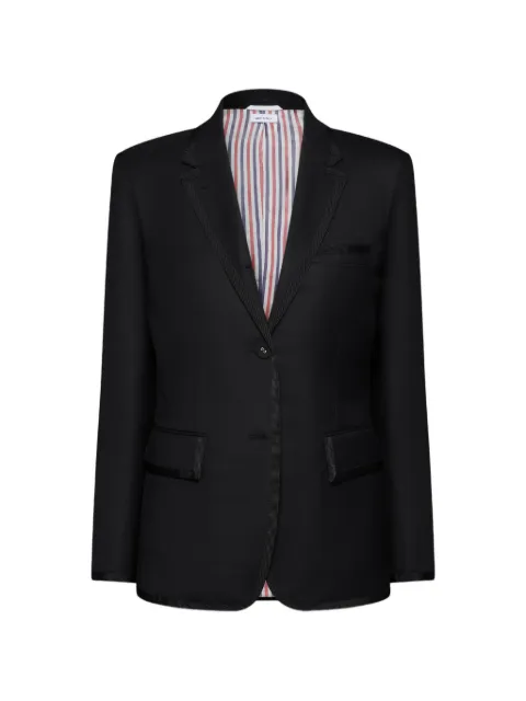 Thom Browne super 120's twill Grosgrain tipping sport coat