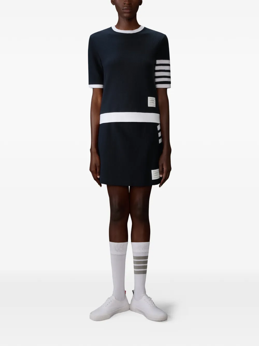 Thom Browne textured 4-bar tee T-shirt | T-Shirts & Jersey Shirts | Image 2