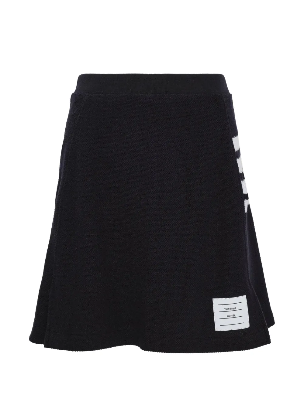 Thom Browne Minigonna con dettaglio a 4 righe - Blu