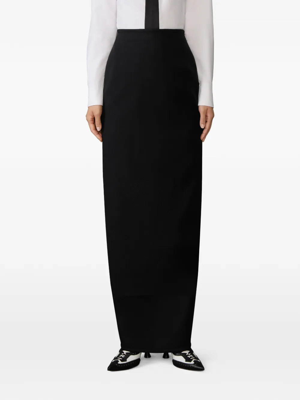 Thom Browne Whipcord maxi-rok Zwart