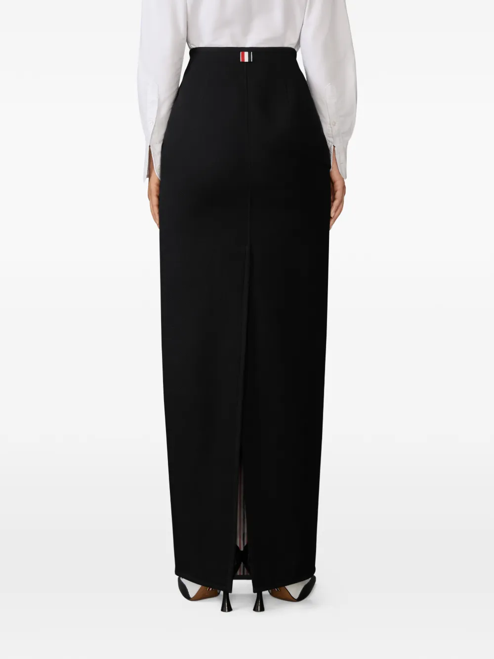 Thom Browne Whipcord maxi-rok Zwart