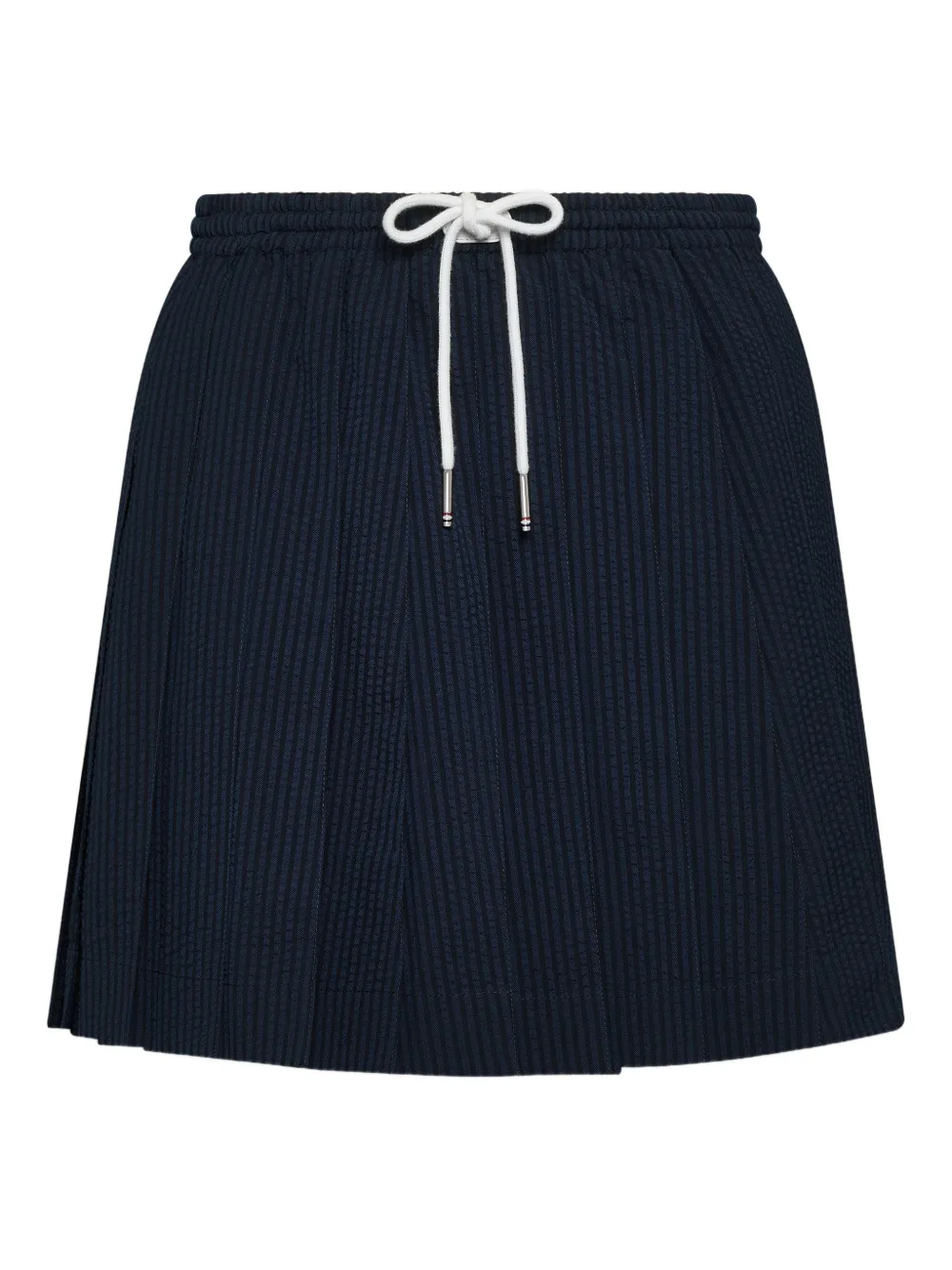 Thom Browne Minigonna con coulisse - Blu