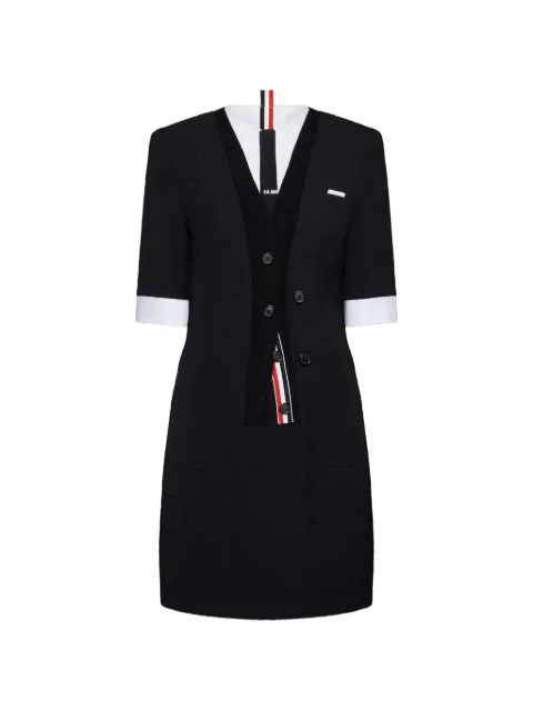 Thom Browne платье мини с короткими рукавами