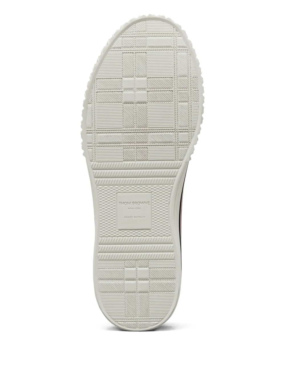 Thom Browne Low-top sneakers met print Wit