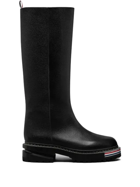 Thom Browne stripe-detailed leather boots