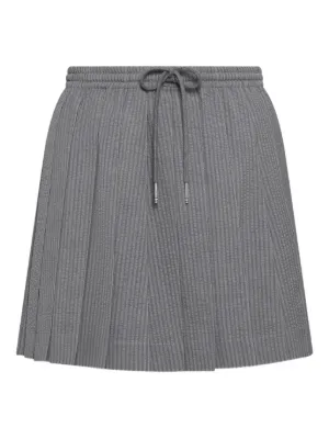 Miu Miu Prince-Of-Wales Check Mini Skirt | Grey | FARFETCH