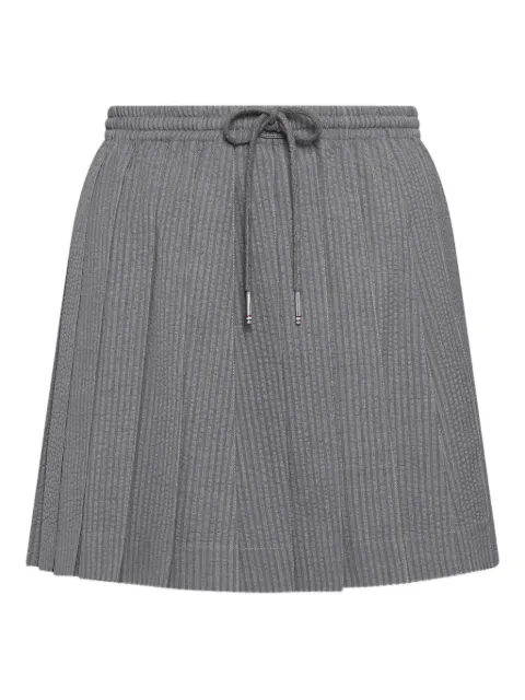 Thom Browne — drawstring-fastening pleated mini skirt