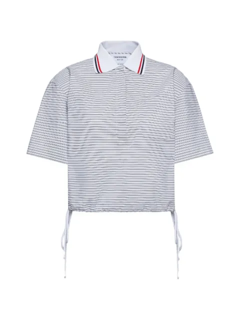 Thom Browne playera tipo polo con motivo 4-Bar