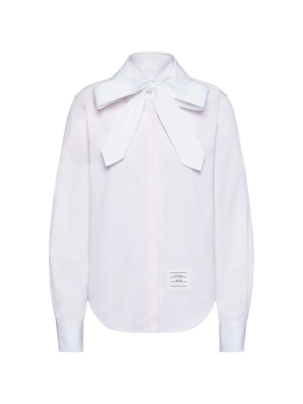 Thom Browne Blusa con fiocco - Rosa