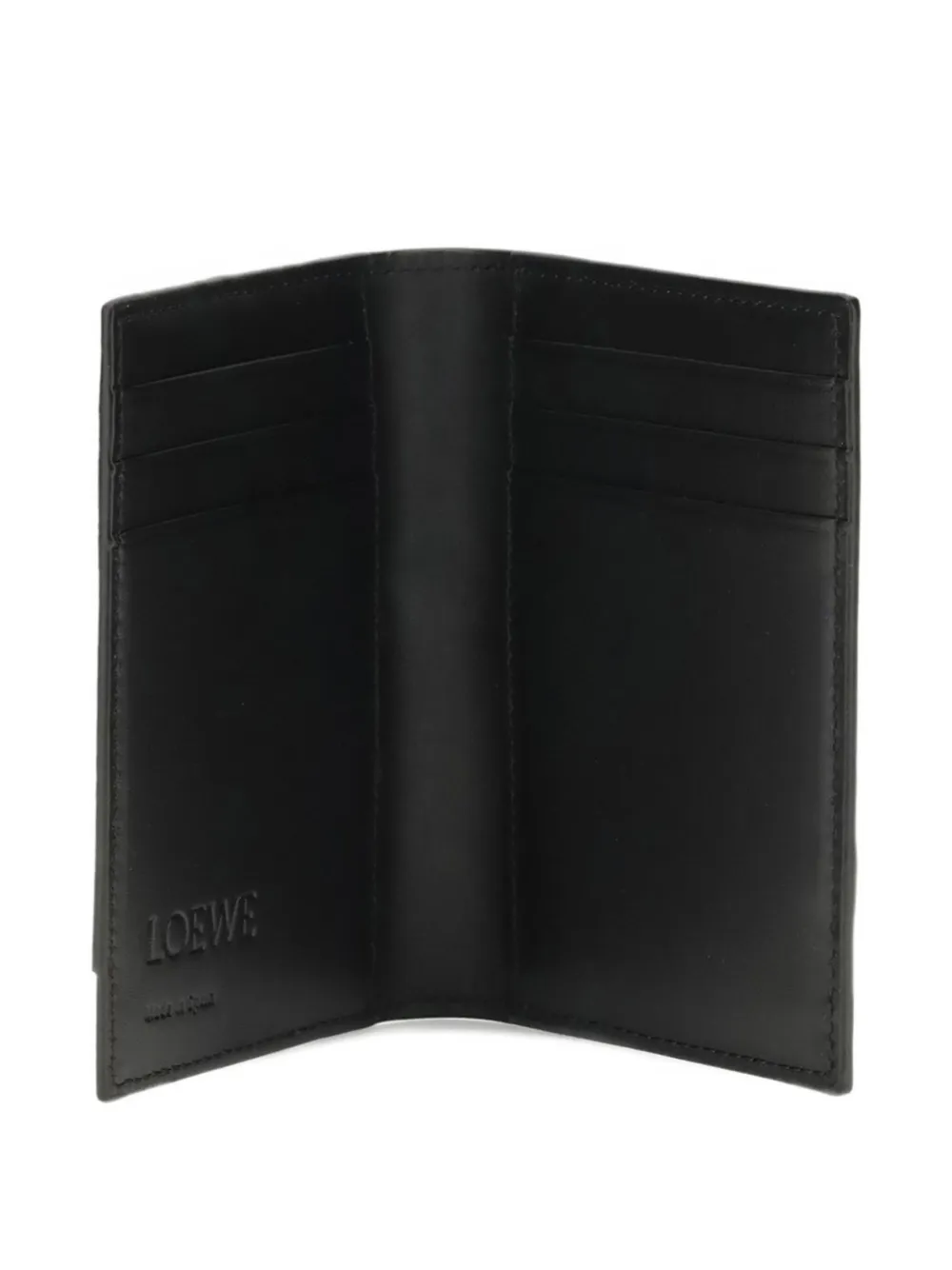 Loewe Puzzle Edge Bi-fold Card Holder In Black