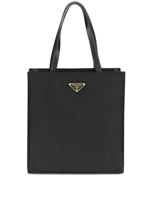Prada logo-detail tote bag