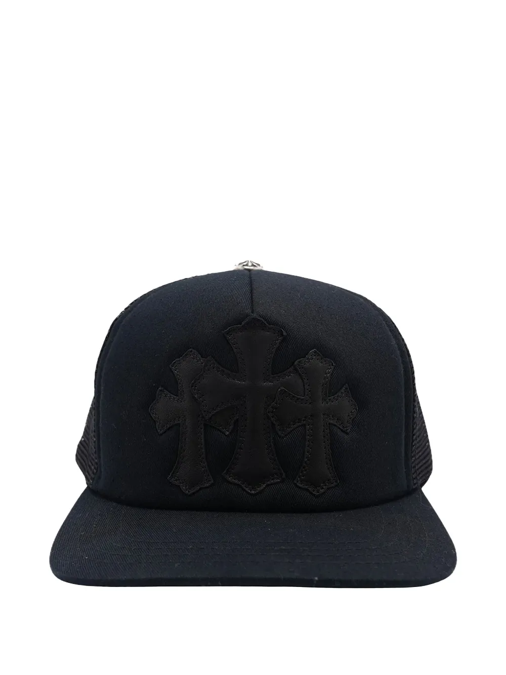 Chrome Hearts cross-patch baseball hat | Black | Image 1