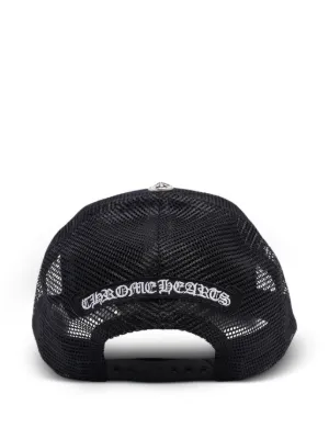 Chrome Hearts Cross Appliqué Cemetery Trucker Hat | Black | FARFETCH