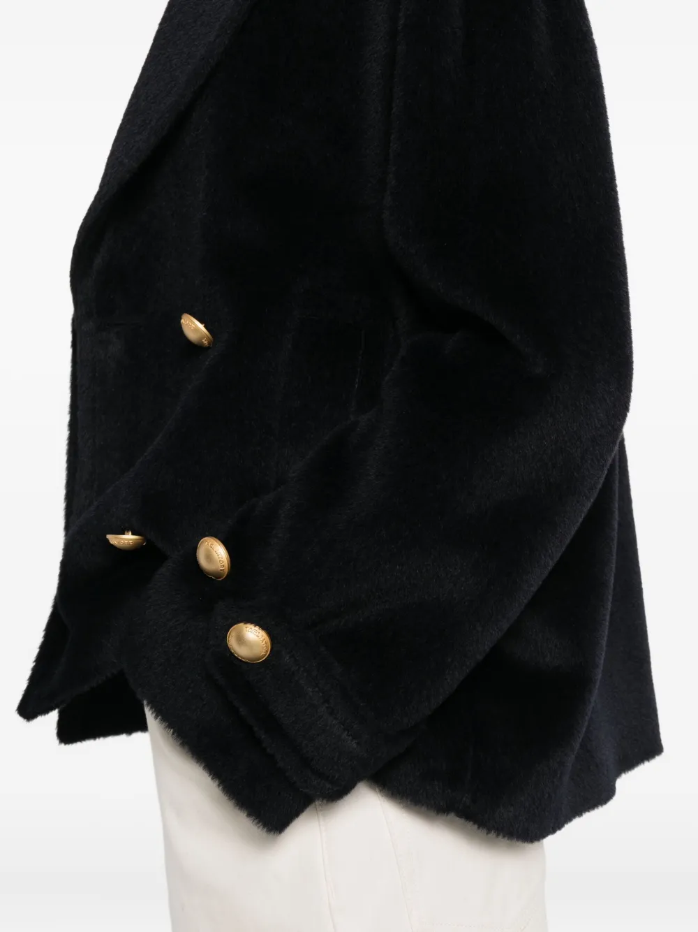 Tagliatore Sheila Short Coat In Blue