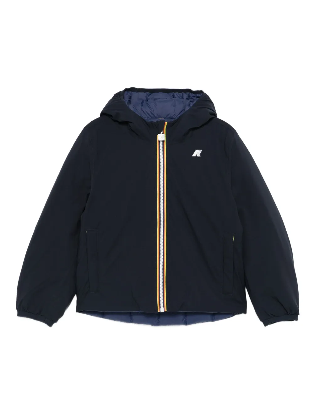 K Way Kids Jack reversible hooded jacket | Blue | Image 1