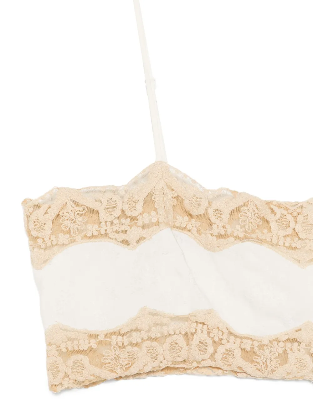 BODE Trousseau kanten bh Beige