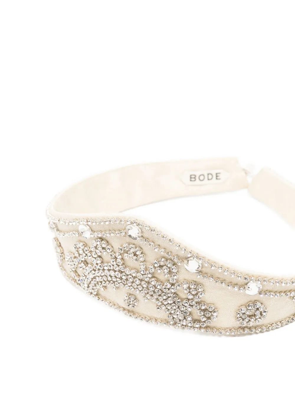 Bode Willow Embellished Crown In Silver
