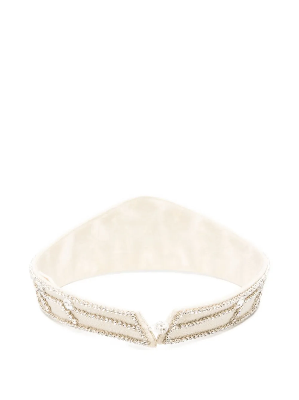 Bode Willow Embellished Crown In Silver