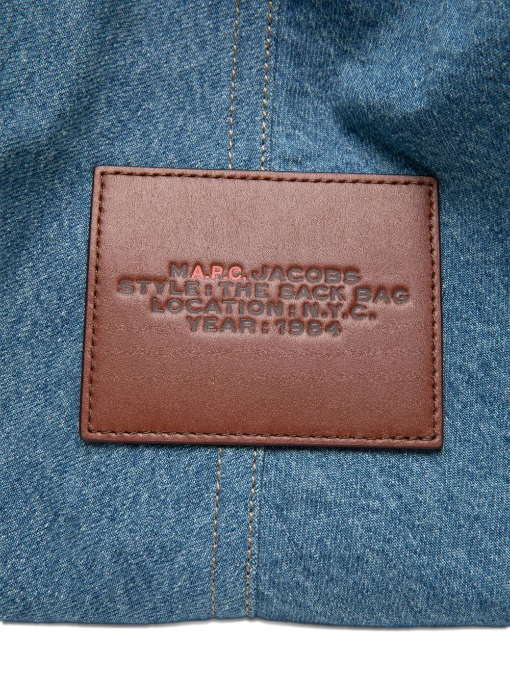 A.P.C. Shopper met grafische print Blauw