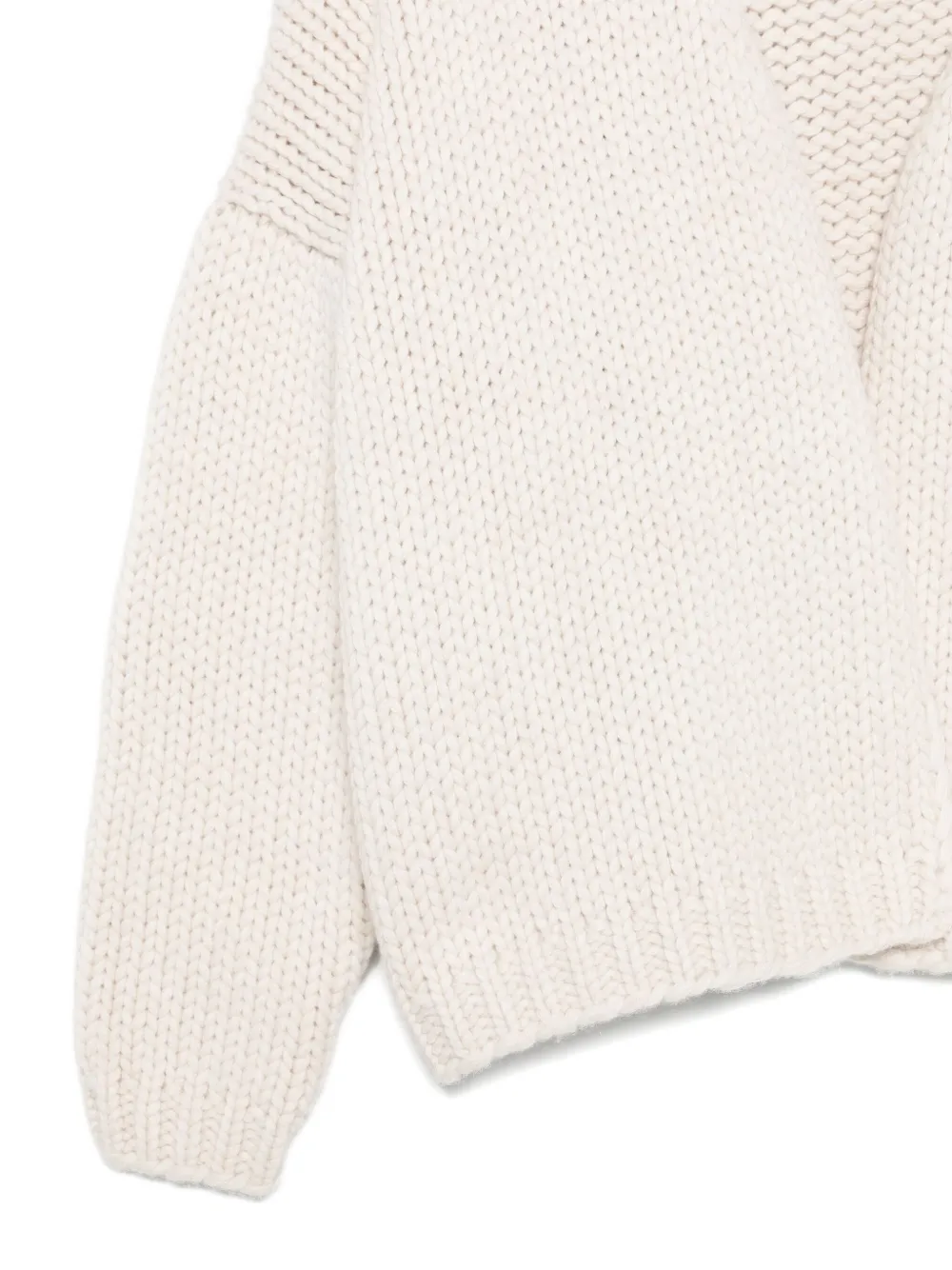 Liska Long-sleeve Cardigan In Neutral