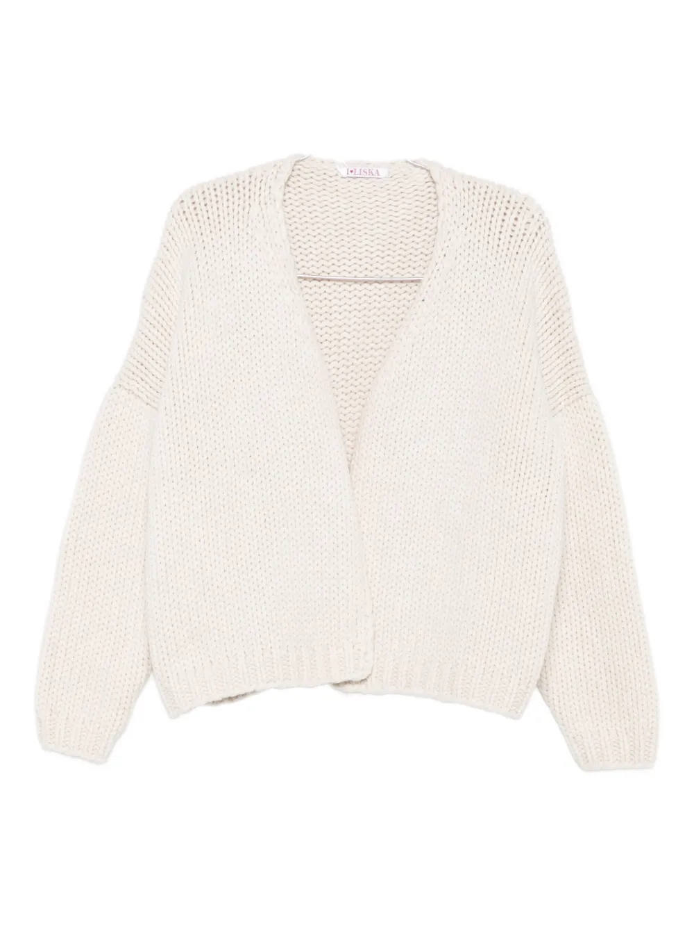 Liska Long-sleeve Cardigan In Neutral