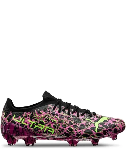 PUMA Ultra 1.3 FG AG "Ultra Magenta / Green Glare" sneakers