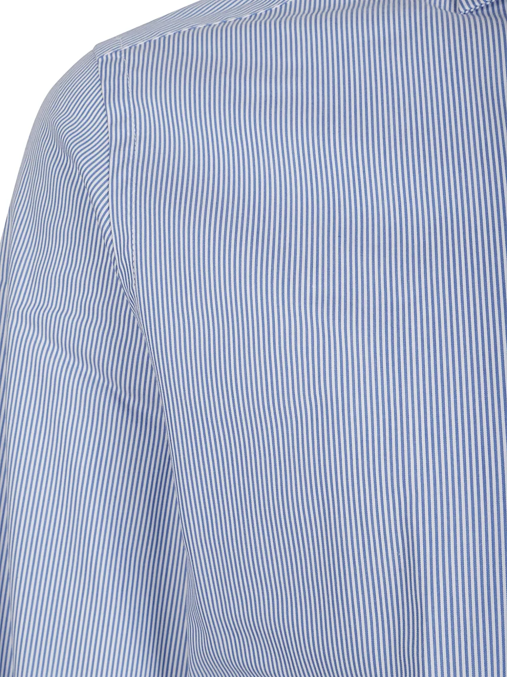  Orian Striped Cotton Shirt - Blue 